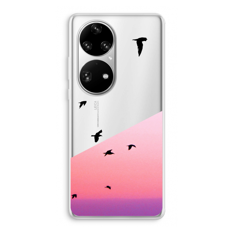 Fly away: Huawei P50 Pro Transparant Hoesje