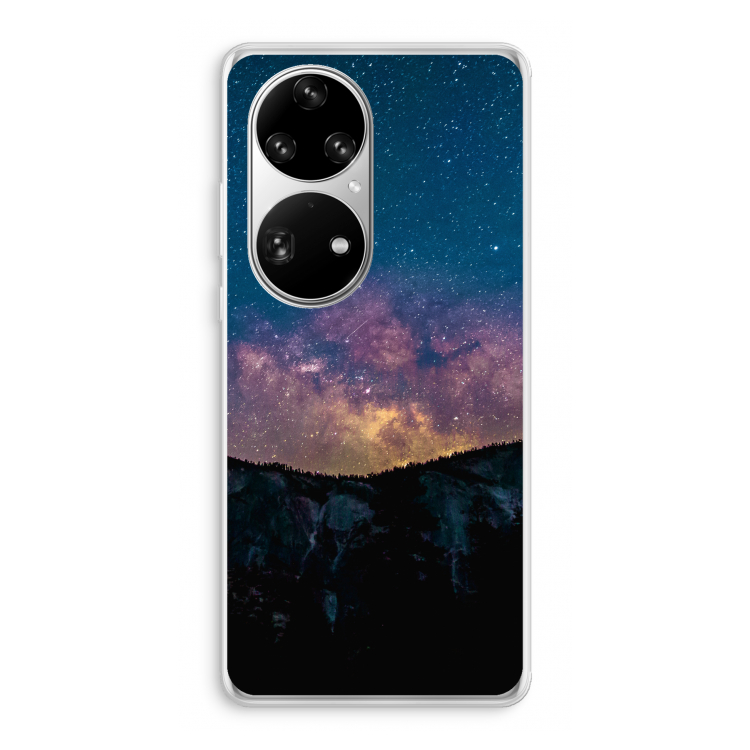 Travel to space: Huawei P50 Pro Transparant Hoesje