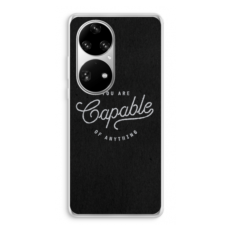 Capable: Huawei P50 Pro Transparant Hoesje