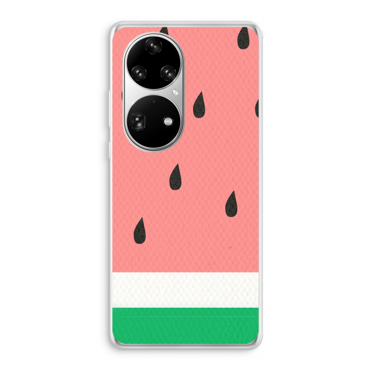 Watermeloen: Huawei P50 Pro Transparant Hoesje