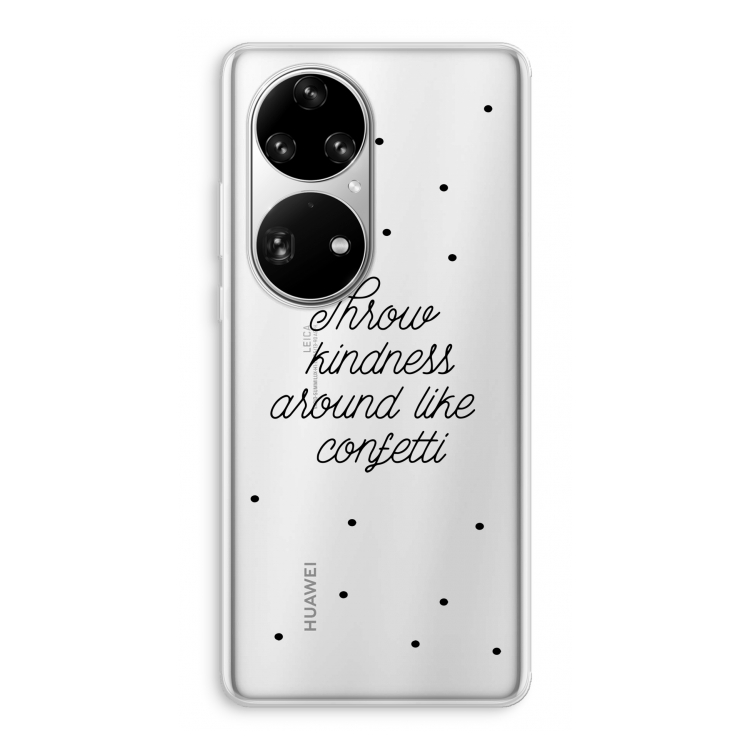 Confetti: Huawei P50 Pro Transparant Hoesje