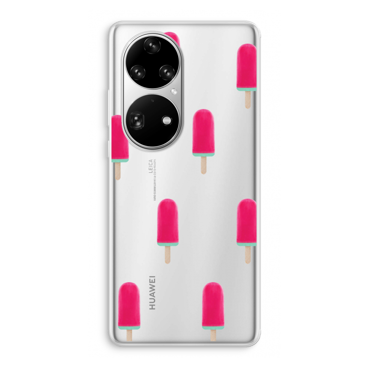 Waterijsje: Huawei P50 Pro Transparant Hoesje