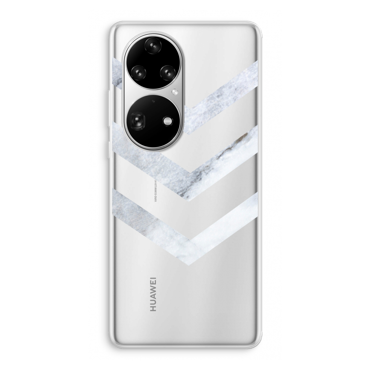 Marmeren pijlen: Huawei P50 Pro Transparant Hoesje