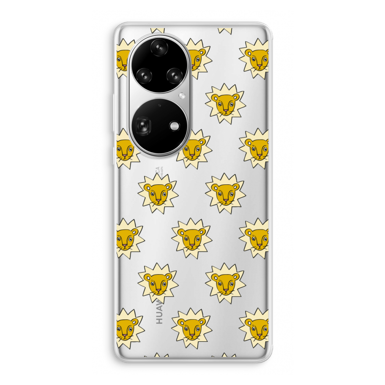 Leeuwenkoppen: Huawei P50 Pro Transparant Hoesje