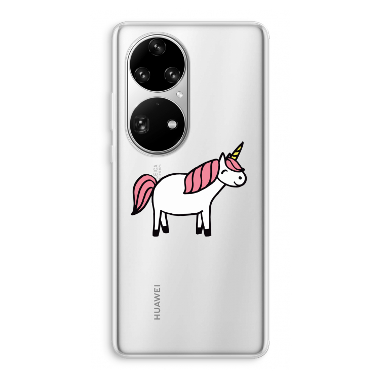 Eenhoorn: Huawei P50 Pro Transparant Hoesje