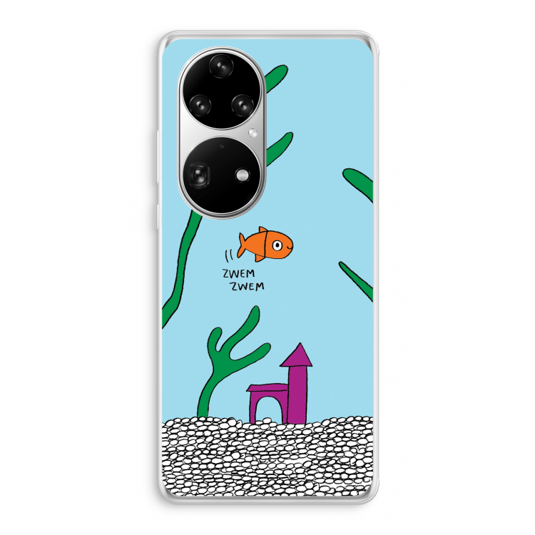 Aquarium: Huawei P50 Pro Transparant Hoesje