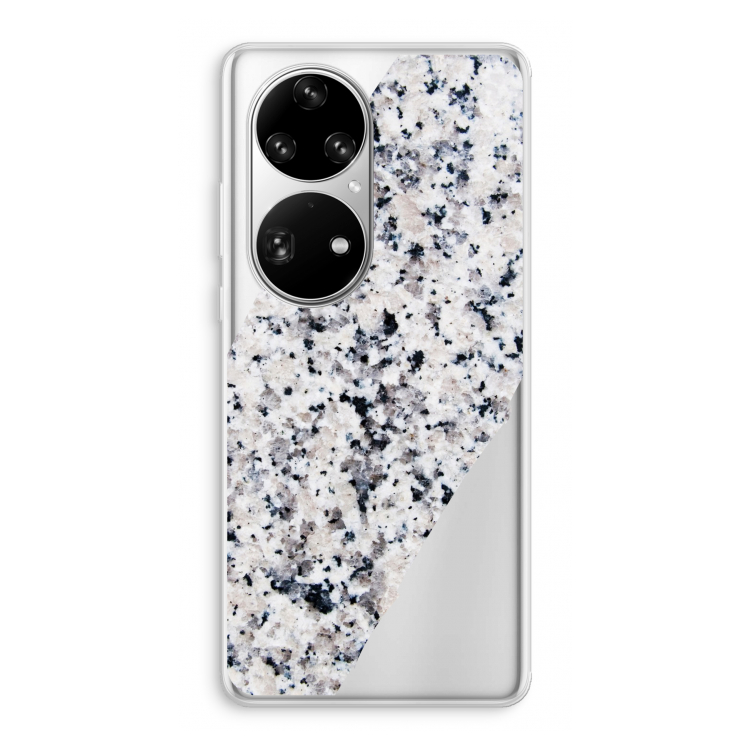 Gespikkelde marmer: Huawei P50 Pro Transparant Hoesje
