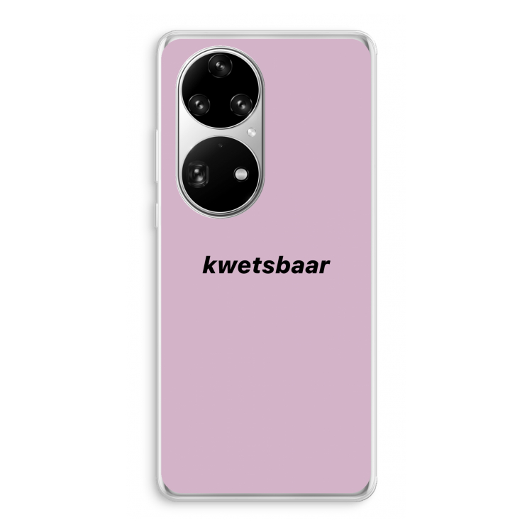 kwetsbaar: Huawei P50 Pro Transparant Hoesje