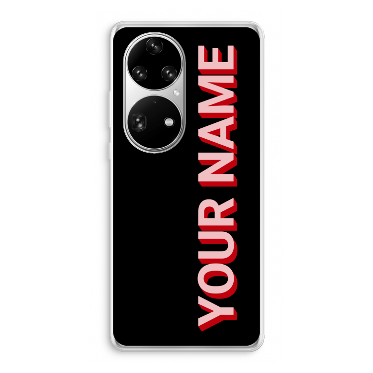 Namecase: Huawei P50 Pro Transparant Hoesje