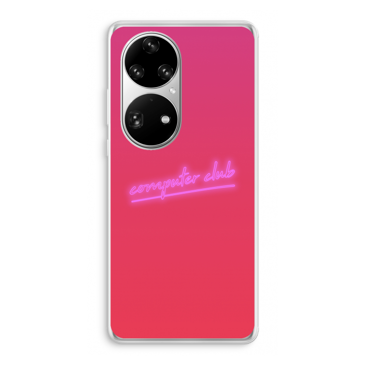 Vice Glow: Huawei P50 Pro Transparant Hoesje