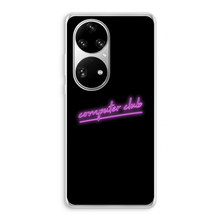 Vice Black: Huawei P50 Pro Transparant Hoesje