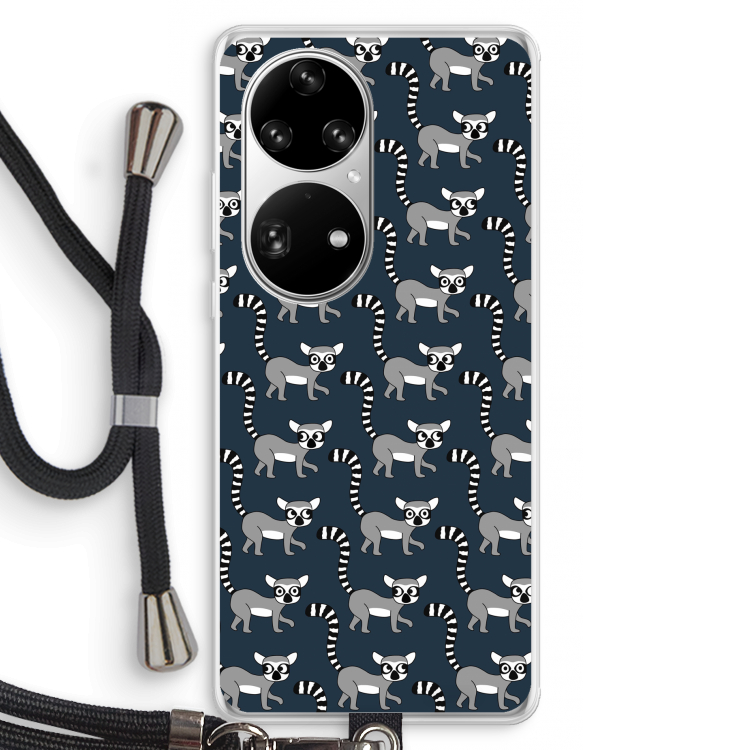 Makis: Huawei P50 Pro Transparant Hoesje met koord