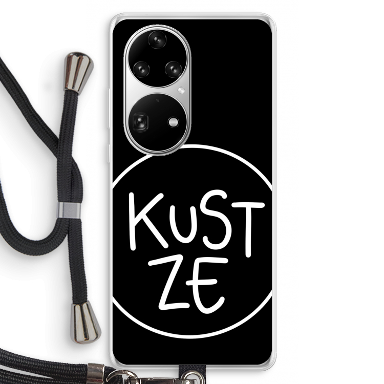 KUST ZE: Huawei P50 Pro Transparant Hoesje met koord