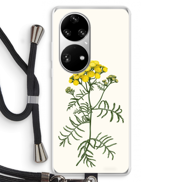 Tansy: Huawei P50 Pro Transparant Hoesje met koord