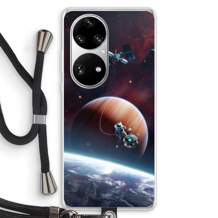 Examiner: Huawei P50 Pro Transparant Hoesje met koord