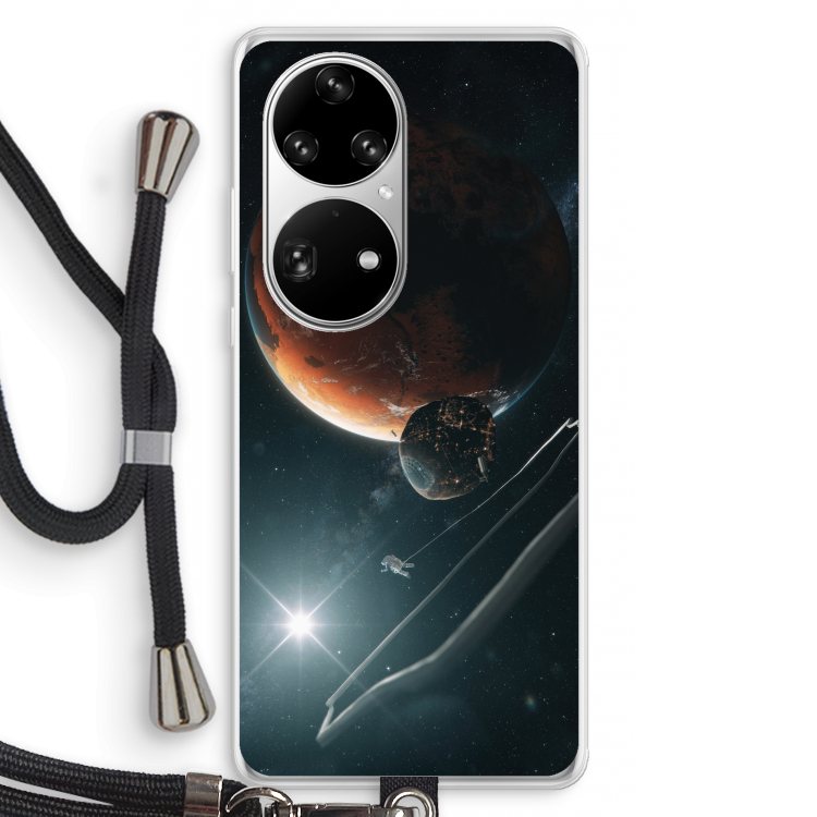 Mars Renaissance: Huawei P50 Pro Transparant Hoesje met koord