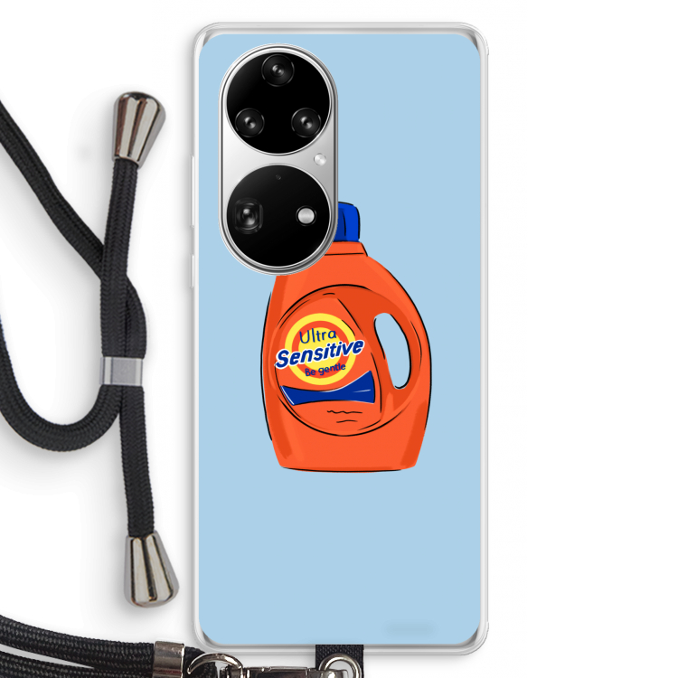 Ultra Sensitive: Huawei P50 Pro Transparant Hoesje met koord