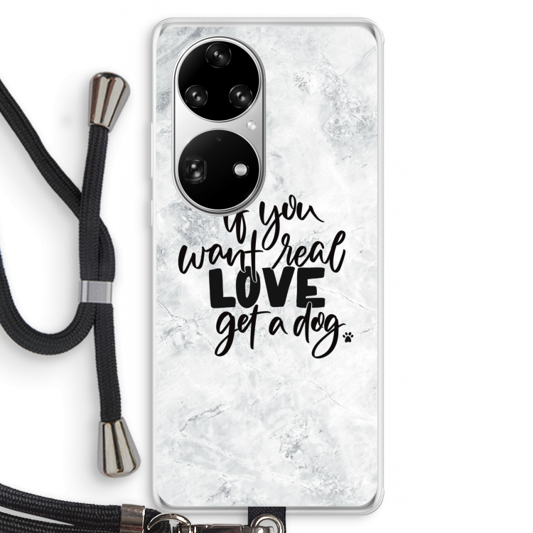 Partner in crime: Huawei P50 Pro Transparant Hoesje met koord
