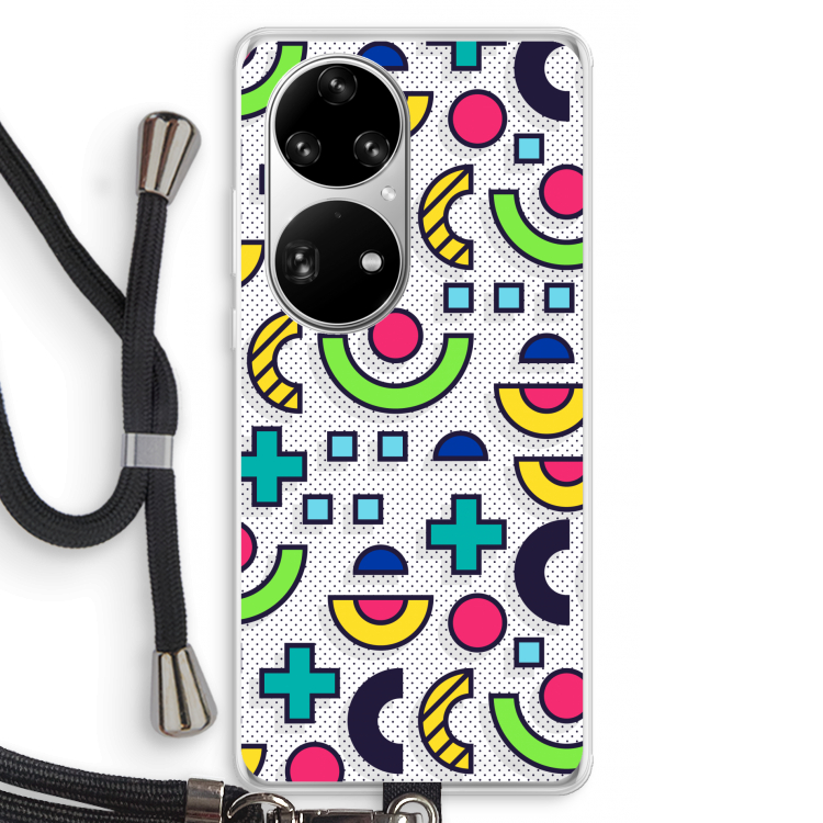 8-bit N°6: Huawei P50 Pro Transparant Hoesje met koord