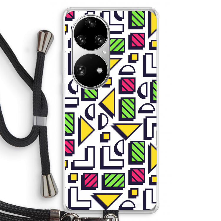 8-bit N°4: Huawei P50 Pro Transparant Hoesje met koord
