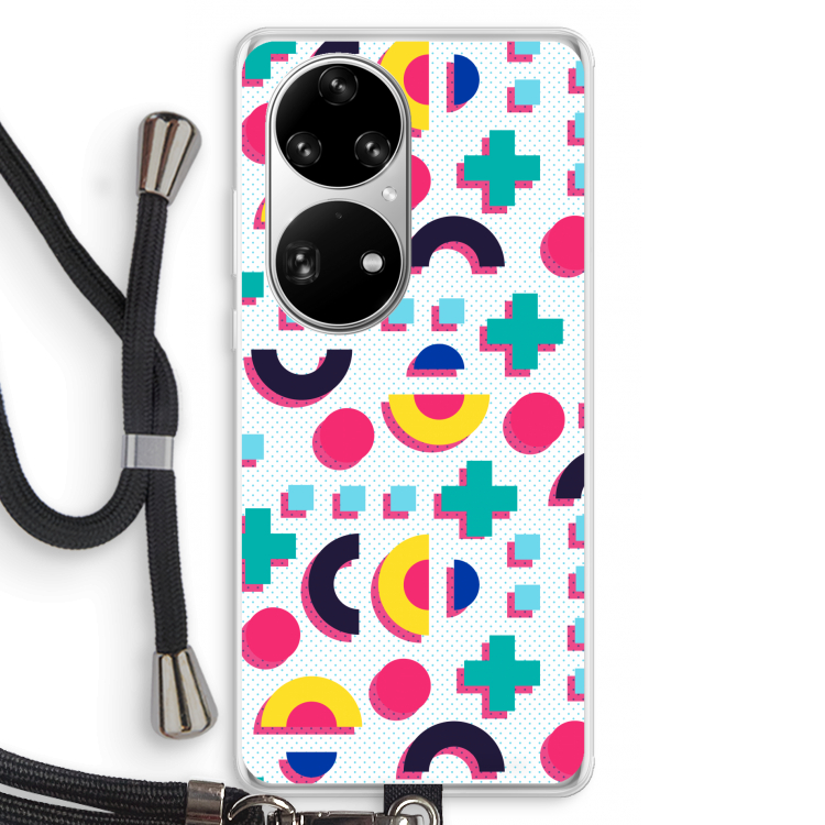 8-bit N°2: Huawei P50 Pro Transparant Hoesje met koord