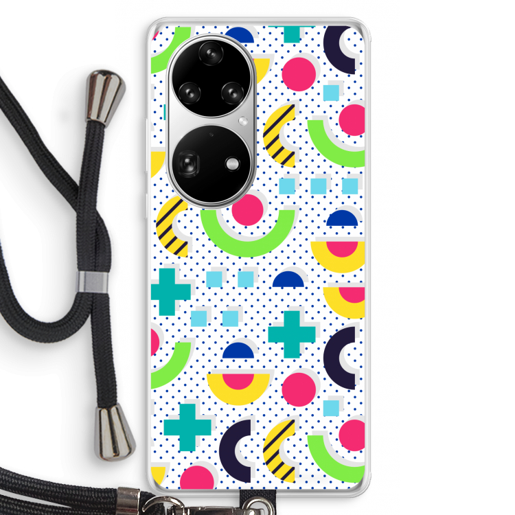 8-bit N°1: Huawei P50 Pro Transparant Hoesje met koord