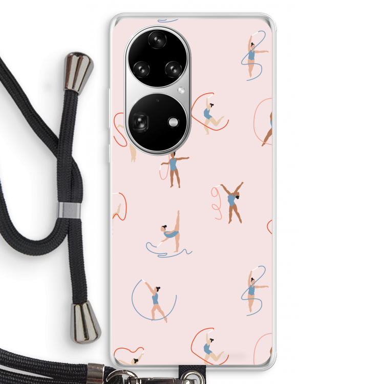 Dancing #3: Huawei P50 Pro Transparant Hoesje met koord