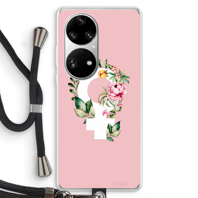 Venus: Huawei P50 Pro Transparant Hoesje met koord