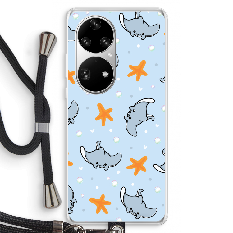 Manta: Huawei P50 Pro Transparant Hoesje met koord