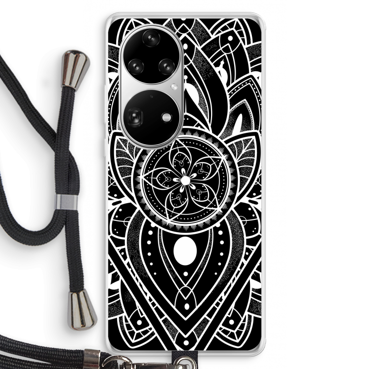 It's Complicated: Huawei P50 Pro Transparant Hoesje met koord