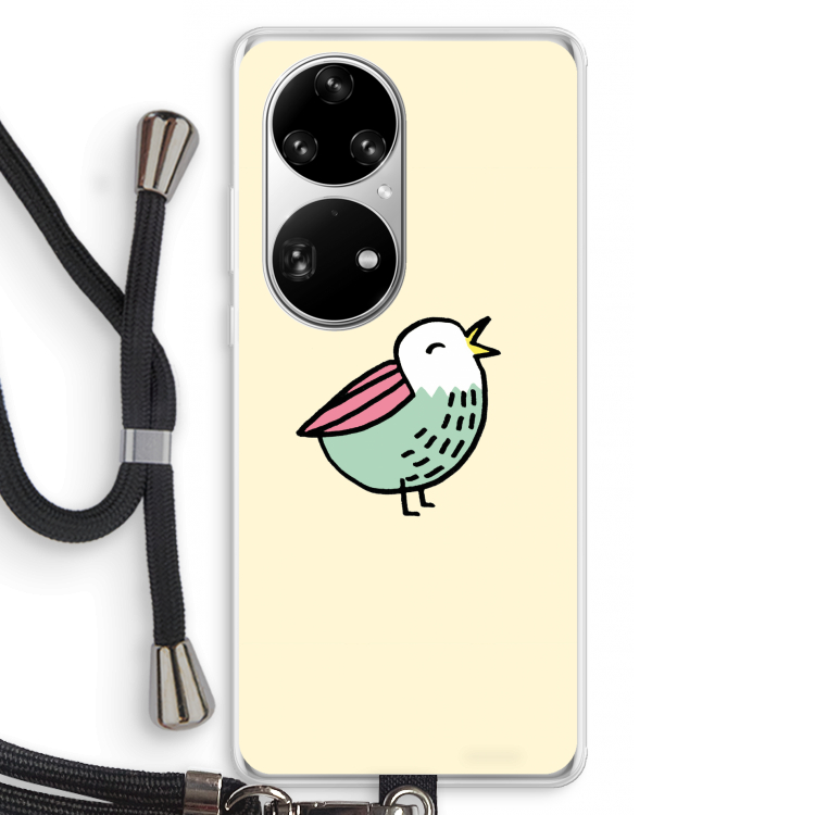 Birdy: Huawei P50 Pro Transparant Hoesje met koord