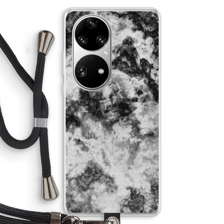 Onweer: Huawei P50 Pro Transparant Hoesje met koord