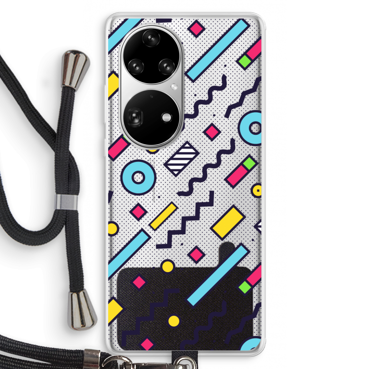 8-bit N°8: Huawei P50 Pro Transparant Hoesje met koord