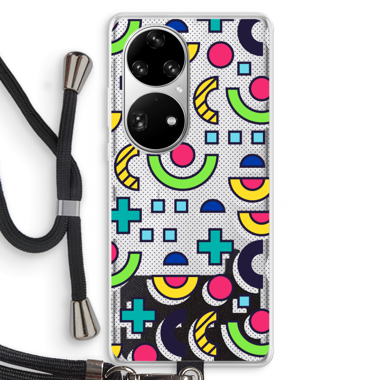 8-bit N°6: Huawei P50 Pro Transparant Hoesje met koord