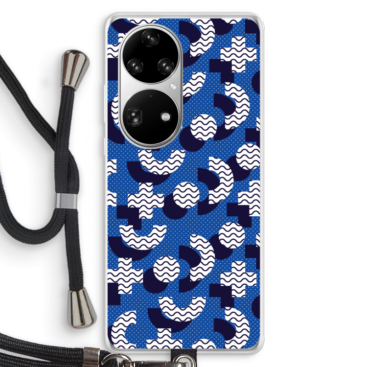 8-bit N°5: Huawei P50 Pro Transparant Hoesje met koord