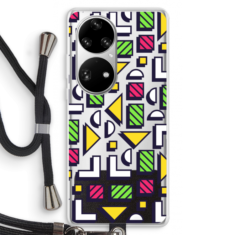 8-bit N°4: Huawei P50 Pro Transparant Hoesje met koord