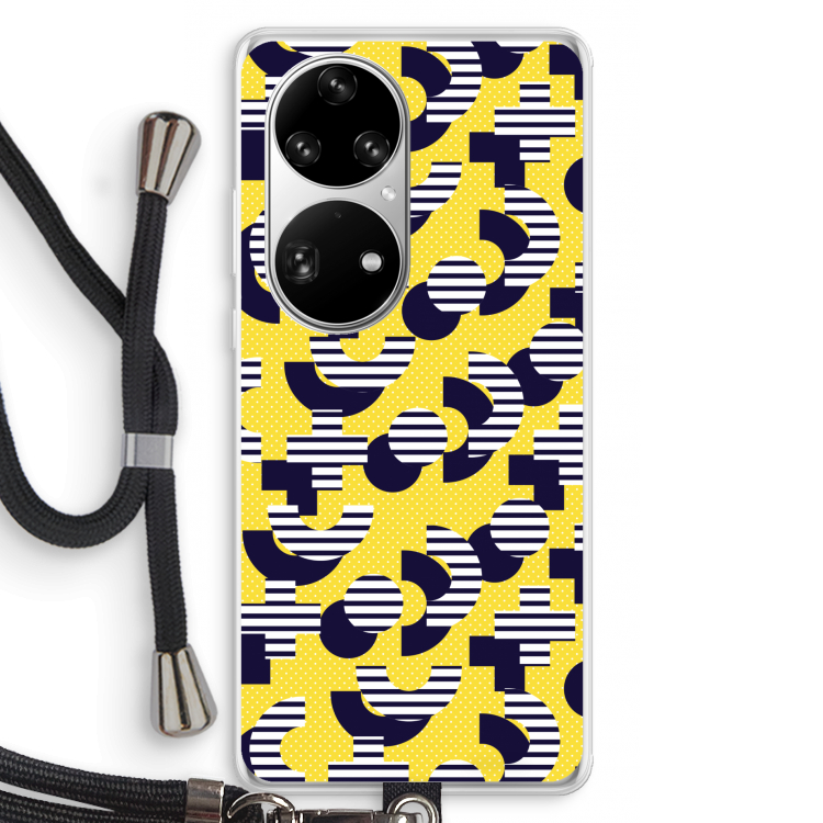 8-bit N°3: Huawei P50 Pro Transparant Hoesje met koord