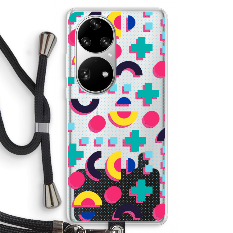 8-bit N°2: Huawei P50 Pro Transparant Hoesje met koord