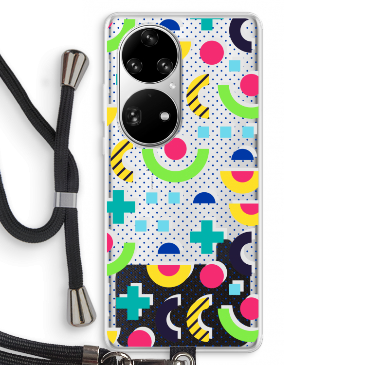 8-bit N°1: Huawei P50 Pro Transparant Hoesje met koord
