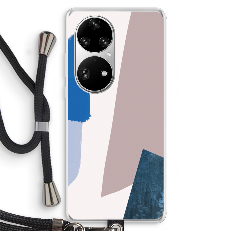 Lapis: Huawei P50 Pro Transparant Hoesje met koord