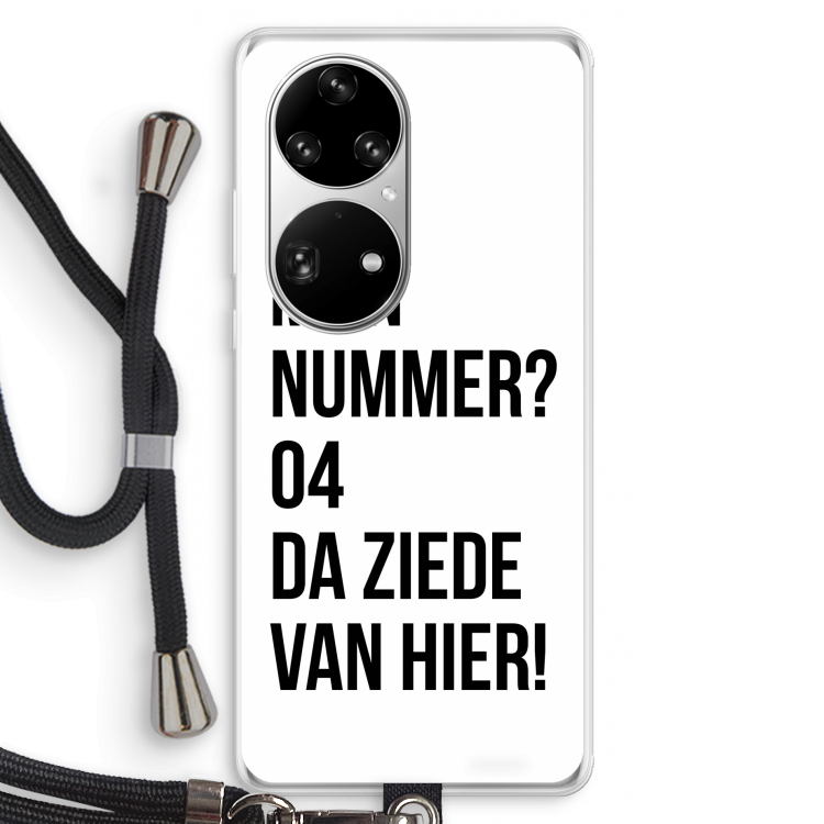 Da ziede van hier: Huawei P50 Pro Transparant Hoesje met koord