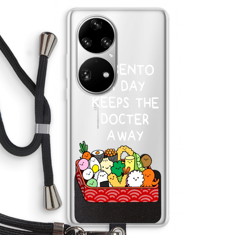 Bento a day: Huawei P50 Pro Transparant Hoesje met koord