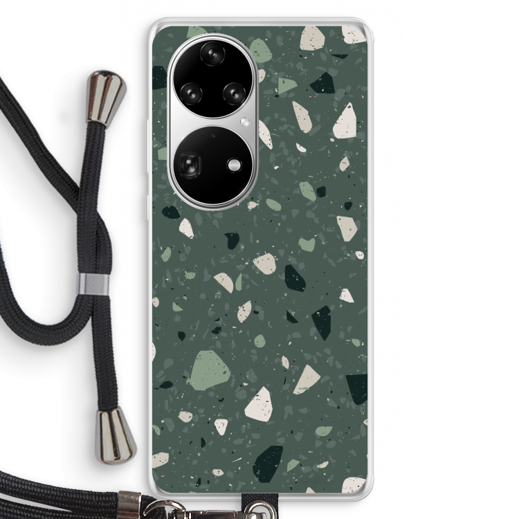 Terrazzo N°19: Huawei P50 Pro Transparant Hoesje met koord