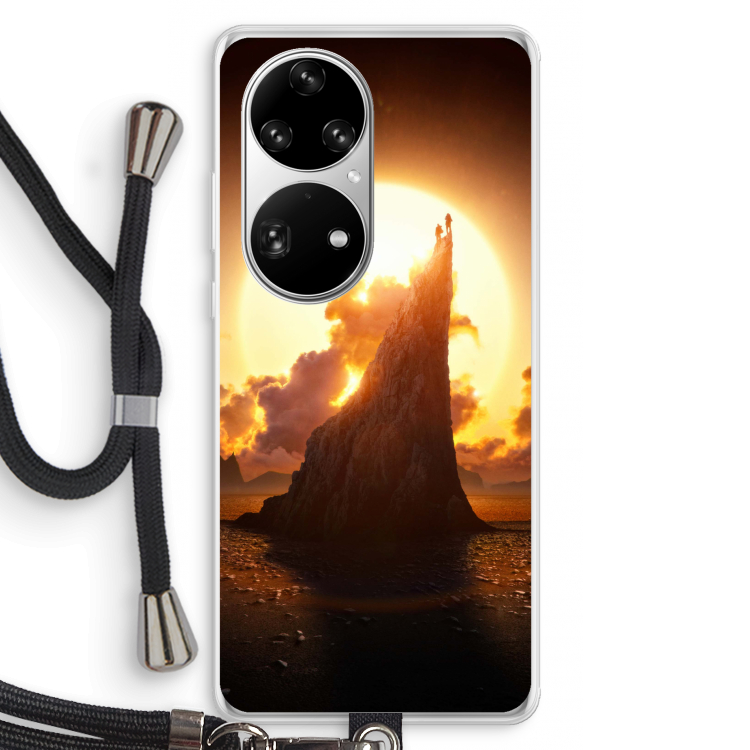 Children of the Sun: Huawei P50 Pro Transparant Hoesje met koord