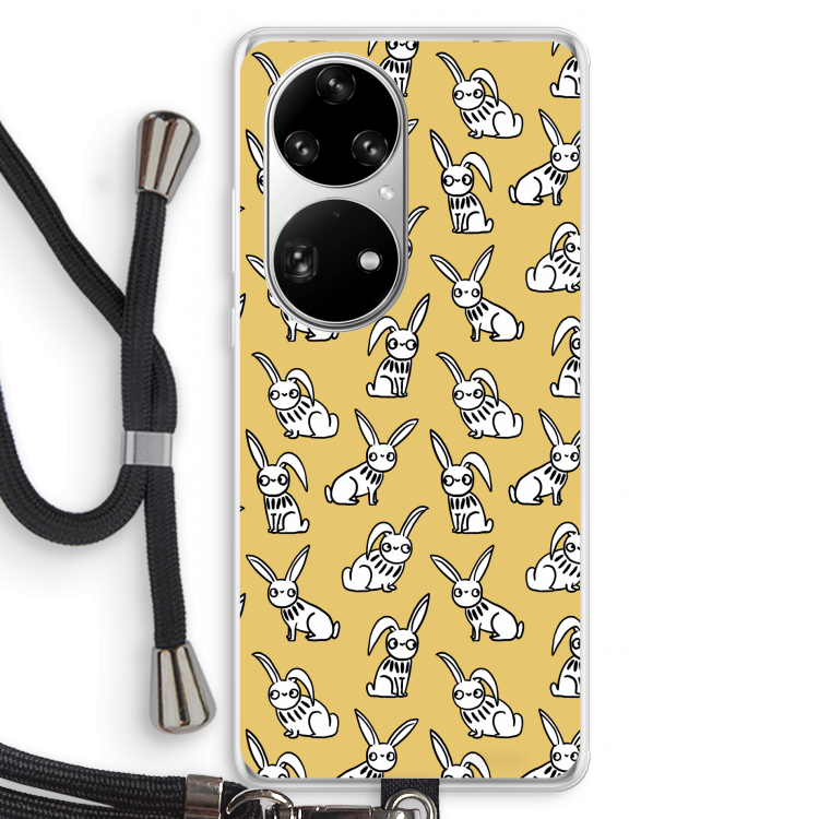 Haas: Huawei P50 Pro Transparant Hoesje met koord