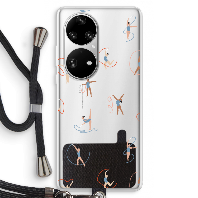 Dancing #3: Huawei P50 Pro Transparant Hoesje met koord