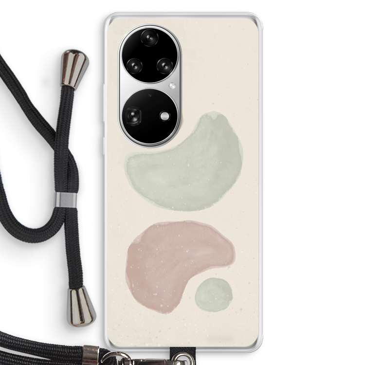Geo #10: Huawei P50 Pro Transparant Hoesje met koord