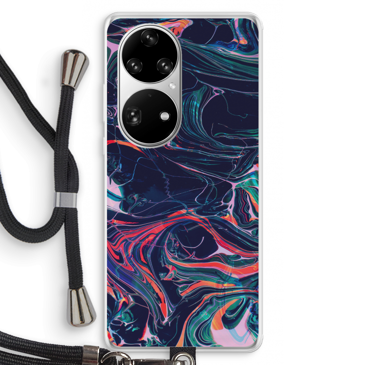 Light Years Beyond: Huawei P50 Pro Transparant Hoesje met koord