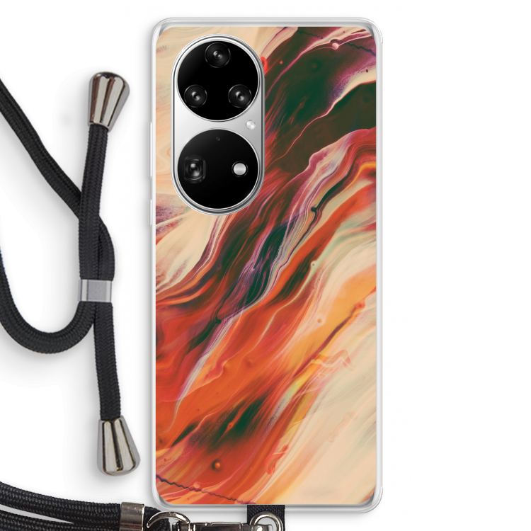 Forgotten Lands: Huawei P50 Pro Transparant Hoesje met koord