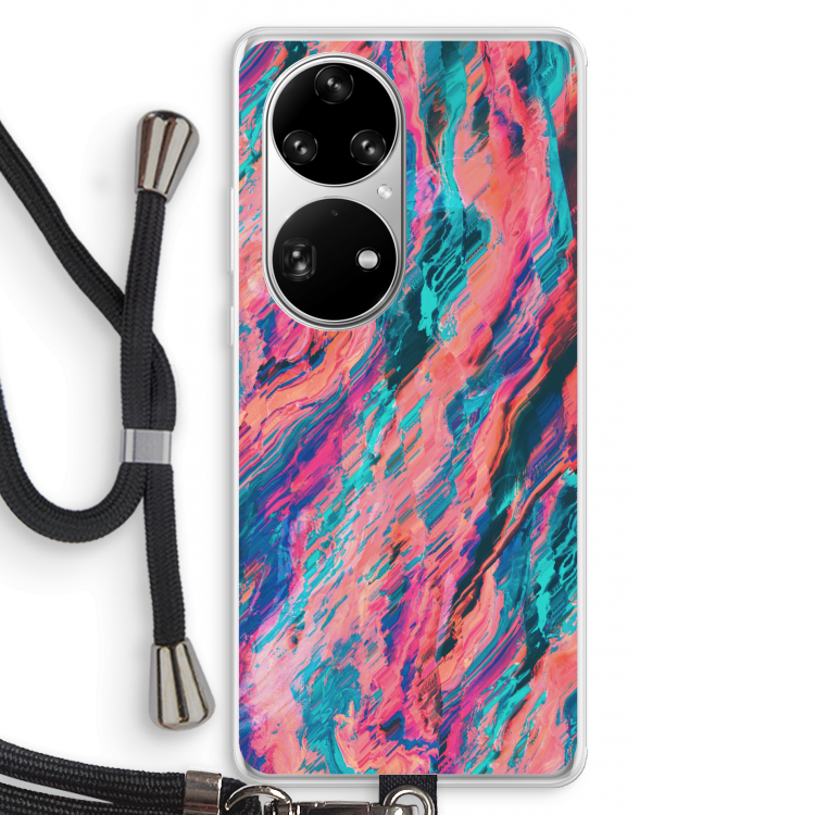 Electric Times: Huawei P50 Pro Transparant Hoesje met koord